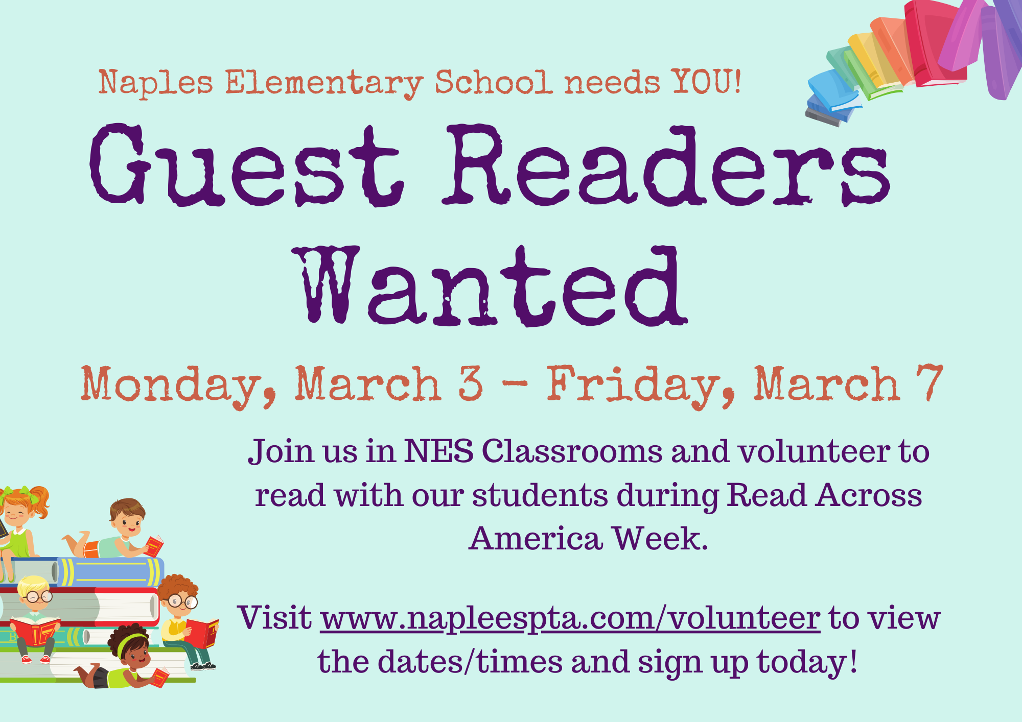 Guest Readers Wanted