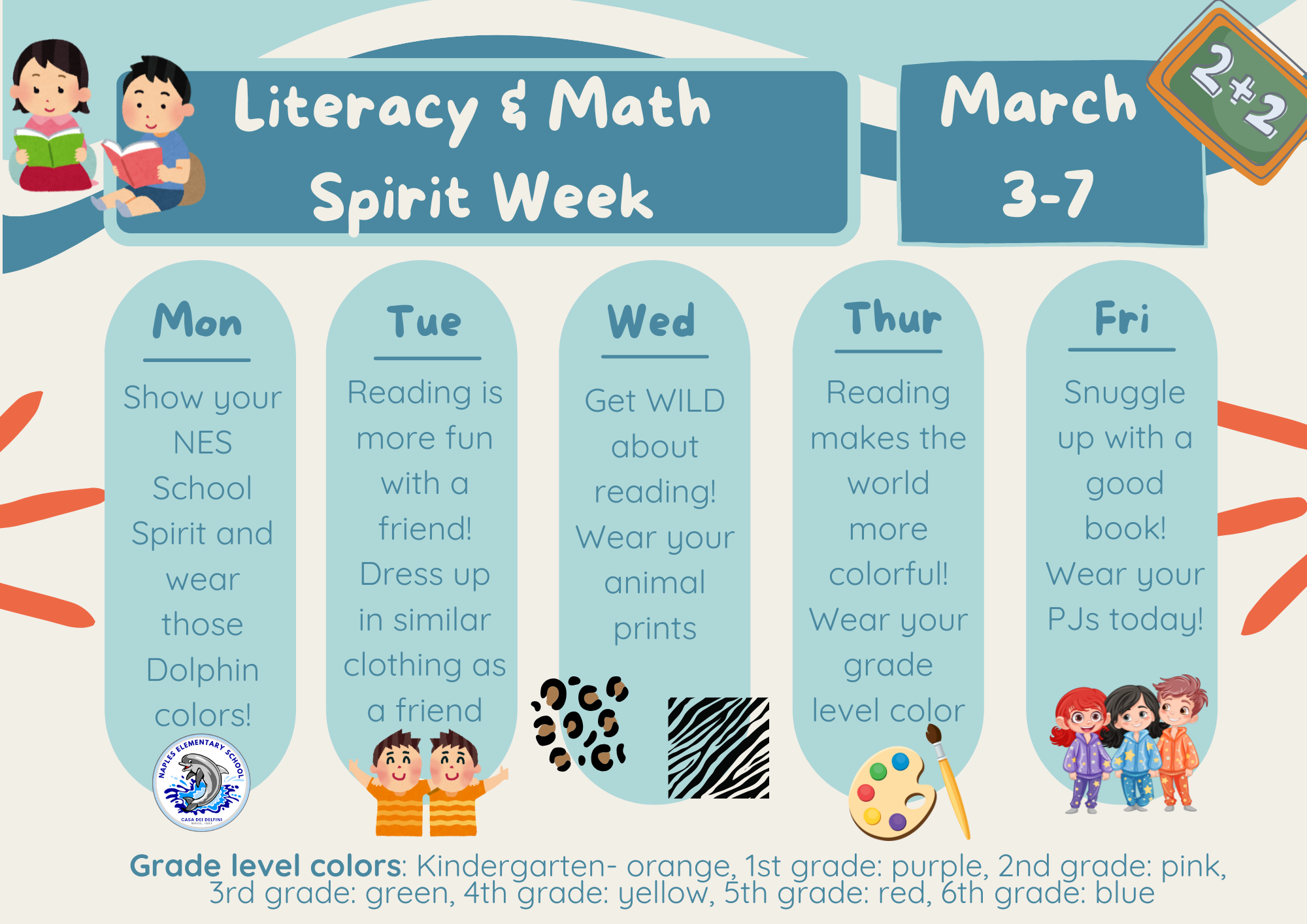 Litiracy & Math Spirit Week