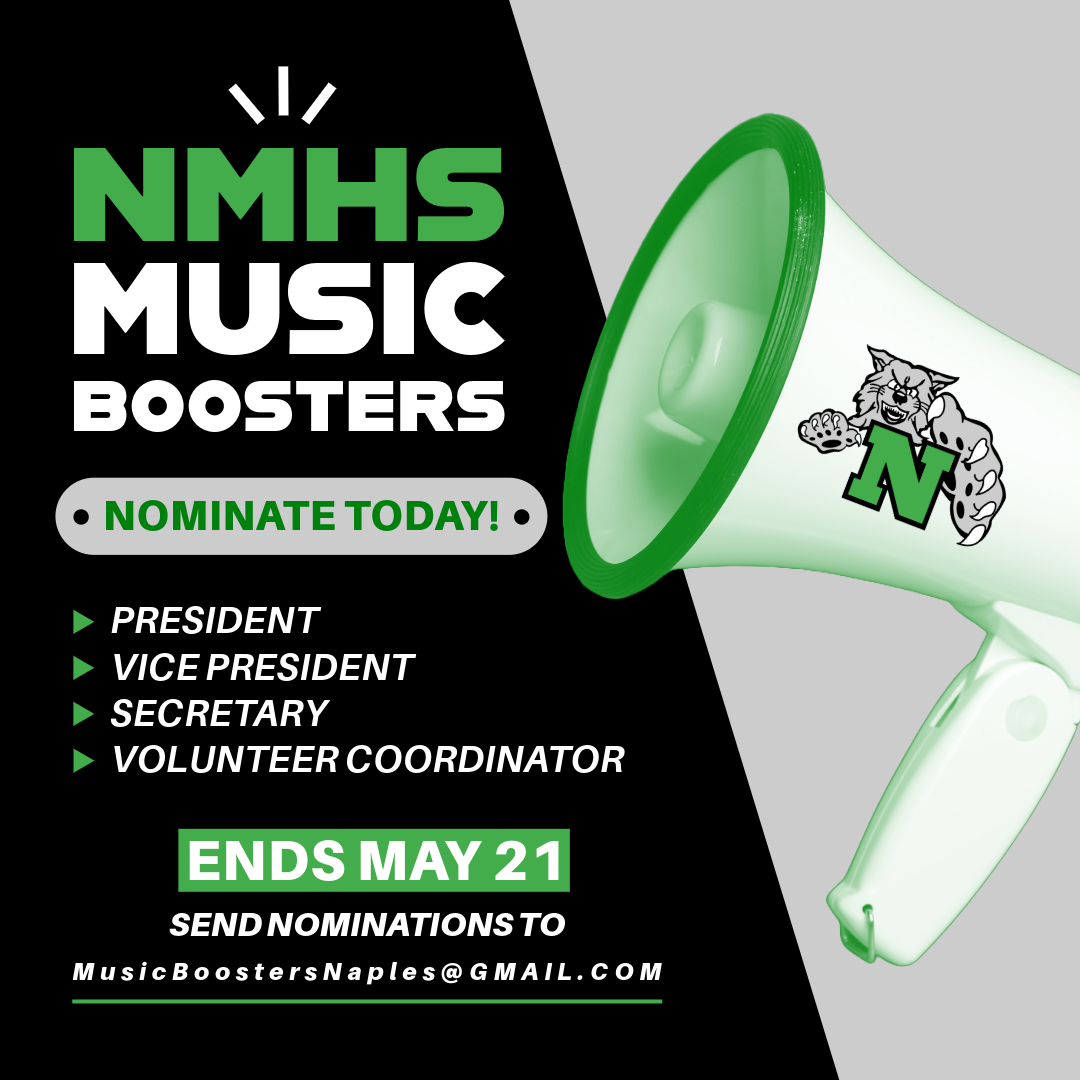 NMHS Music Booster Nominations Open: May 21, 2025